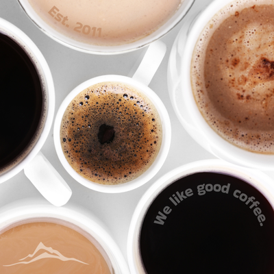 Photo of multiple different cups of coffee
